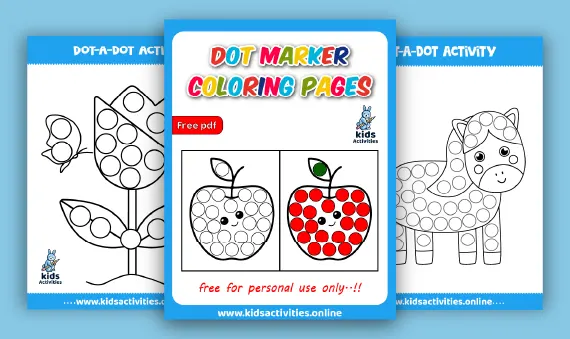 Dot Markers Activity Book ice cream: Dot Markers coloring book for  preschooler - Dot Art Paint Daubers Kids Activity Coloring Book (Paperback)