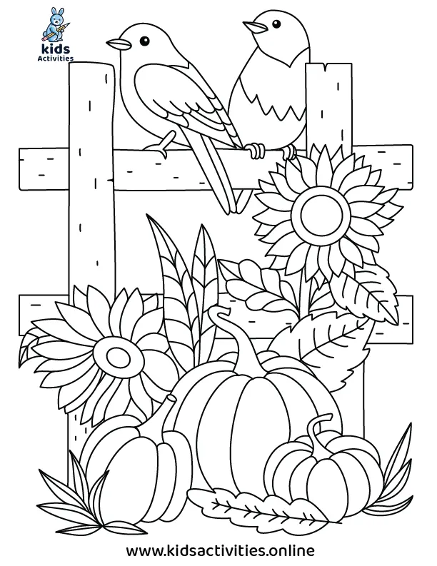 Free Printable Autumn & Fall Coloring Pages