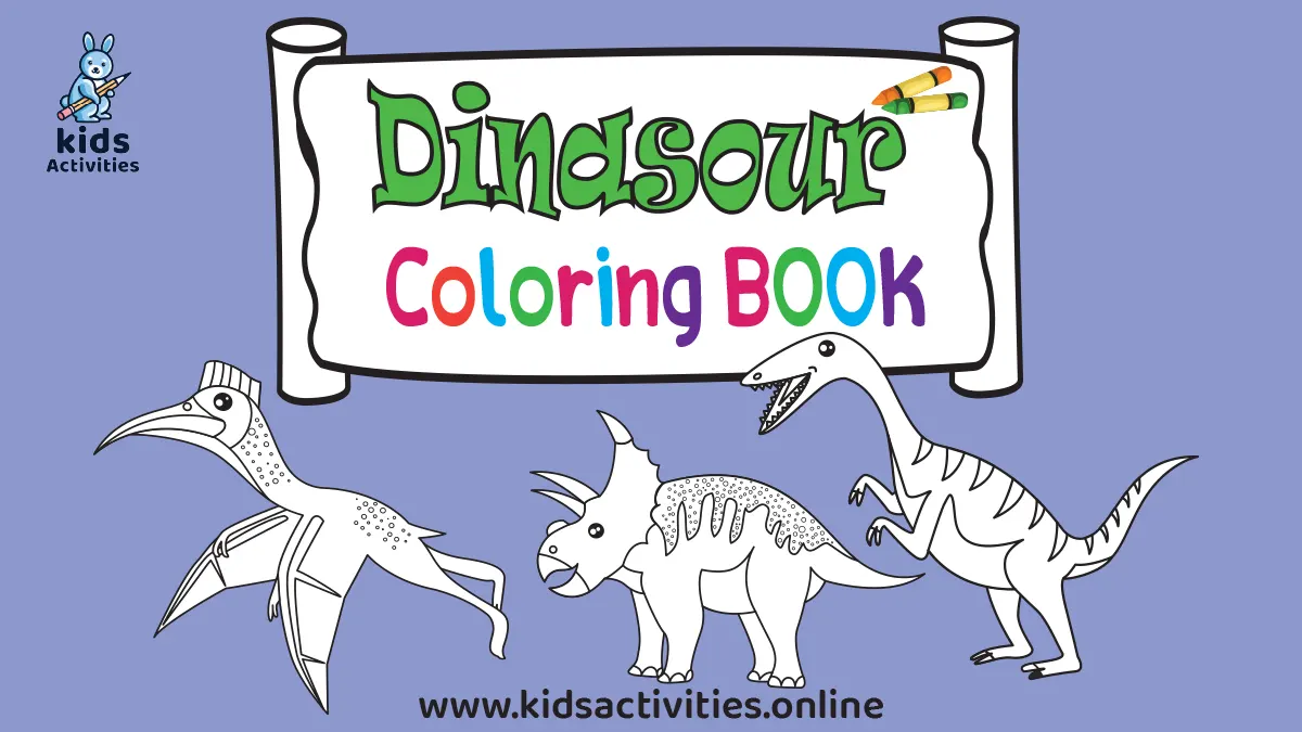 Dinosaur Coloring Book -Free Printable Pdf