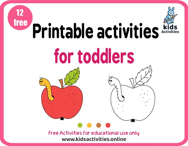 Free Printable Activities for 3 Year Olds ⋆ Kids Activities