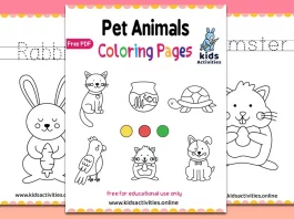 free printable pets coloring pages