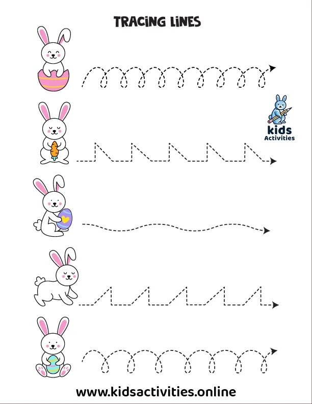 Tracing curved lines worksheets for kindergarten ⋆ Kids Activities