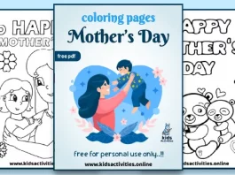 Best Mother's Day Colouring Pages| Free Printable PDFs