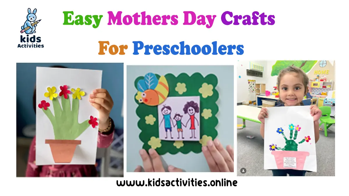 easy Mothers Day Crafts for Preschoolers (3-5 Years)