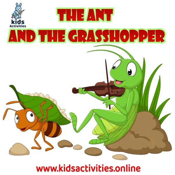 The Ant And The Grasshopper Story ⋆ Kids Activities