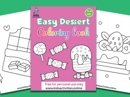 Fun and Easy Dessert Coloring Pages for Kids