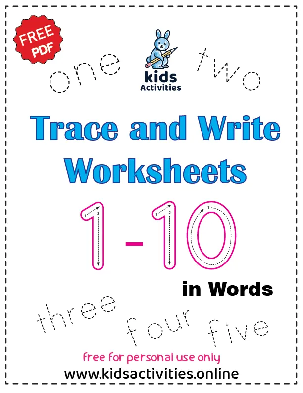 free-worksheets-for-writing-numbers-1-10-in-words