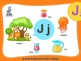 Preschool Words That Start with J