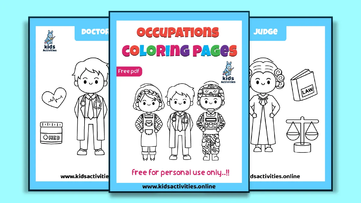 Free Printable Occupations Coloring Pages