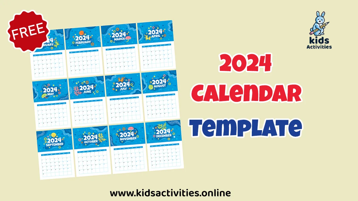 Free Printable Monthly Calendar 2024 Template